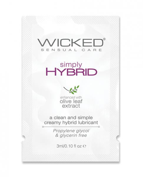 CNVELD-WS20055e5f8abc48951 Wicked Sensual Care Simply Hybrid Lubricant - .1 Oz. - Image 1