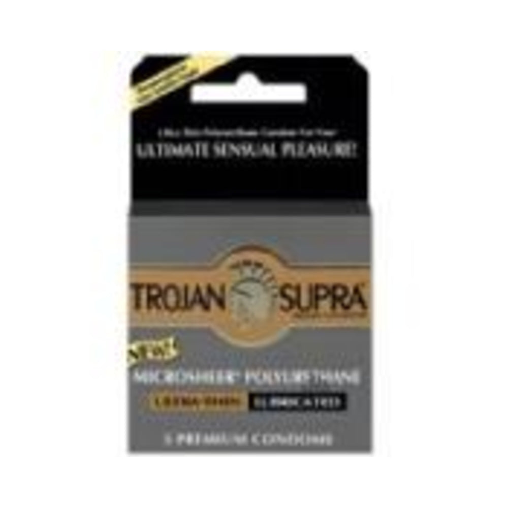 CNVNAL-11617_1_c6f0431c-c0d6-4449-85bd-a10c51130d0d Trojan Supra Microsheer Polyurethane Condoms 3 Pack - Image 1