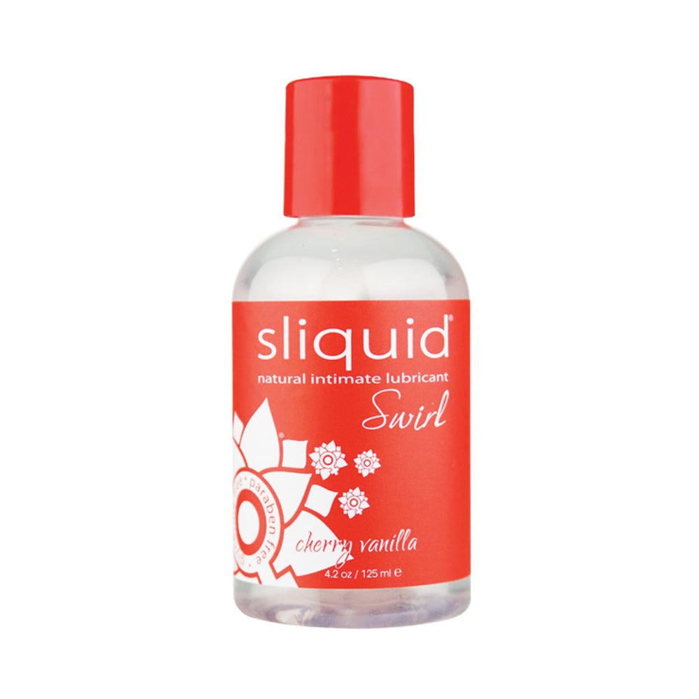 CNVNAL-22483_1_1645c133-b3e5-44ed-bf29-731b66fa0f51 Sliquid Swirl Cherry Vanilla Flavored Lubricant 4.2oz - Image 1