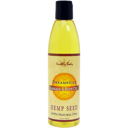 Earthly Body Massage Oil Dreamsicle 8 ounces