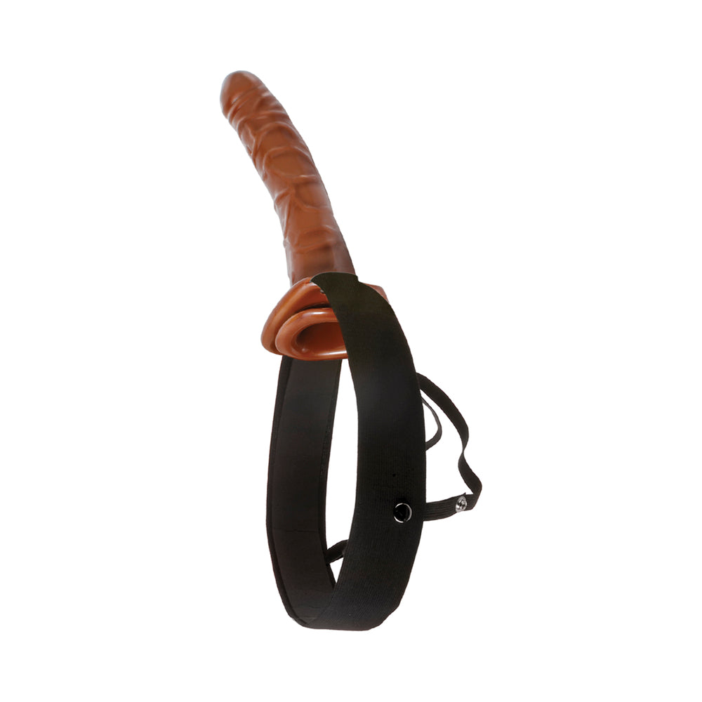 CNVNAL-34423_1_dc7693f4-9b8f-4cf8-9737-9d1d4373bd19 10" Chocolate Dream Hollow Strap-On - Image 1