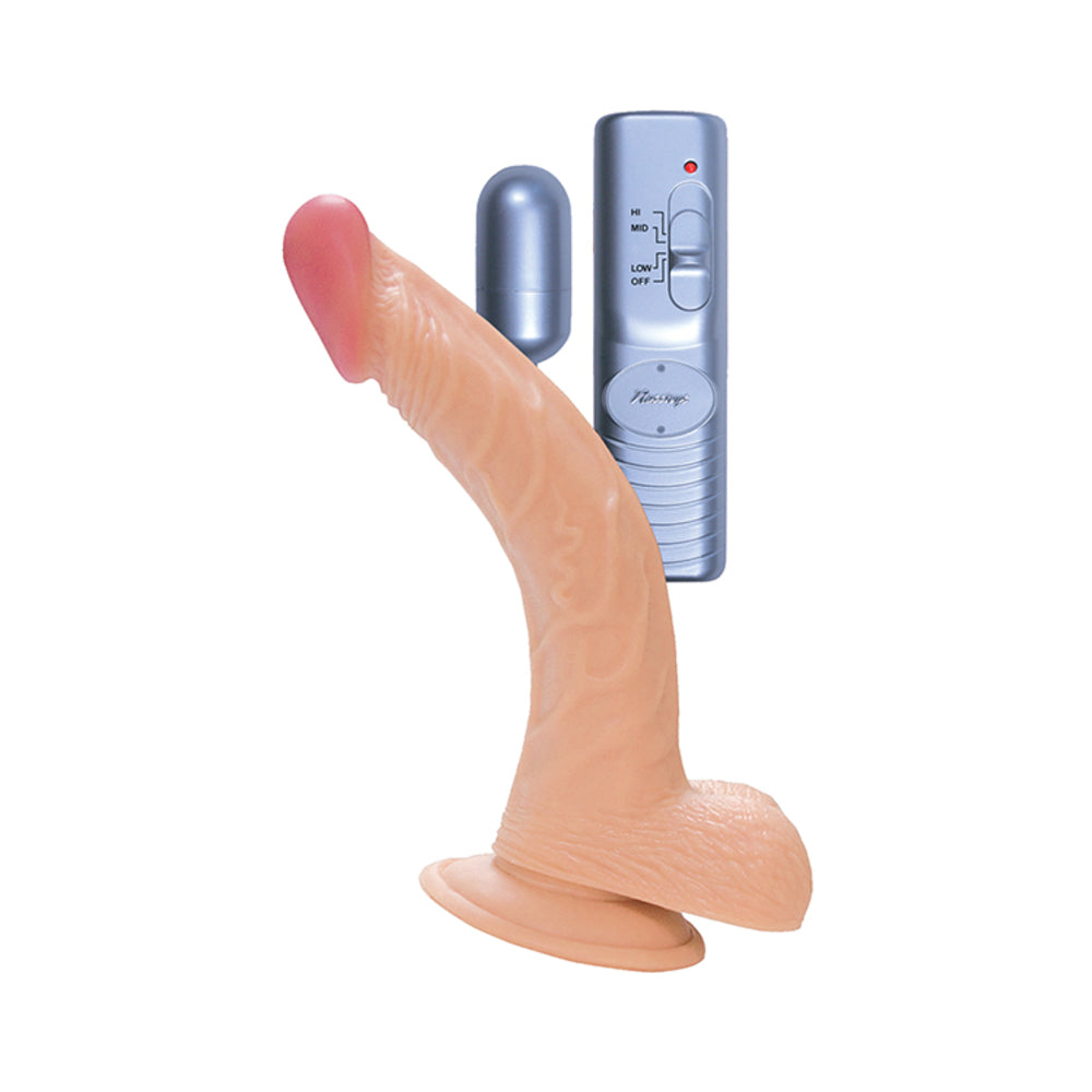 CNVNAL-36782_2 Real Skin All American Whoppers Dong With Balls 8 Inches - Image 1