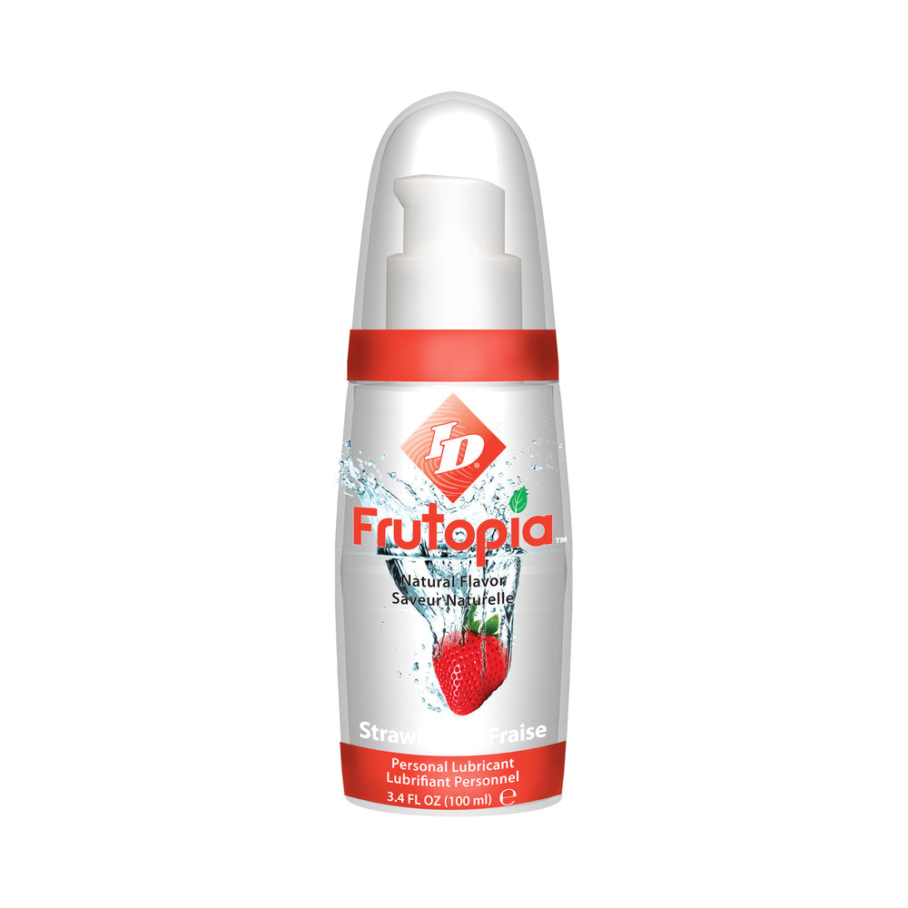 CNVNAL-41546_1_677fc35c-0d15-4e10-8e19-1c279c238694 Id Frutopia Strawberry Flavored Lubricant 3.4 Fl Oz - Image 1