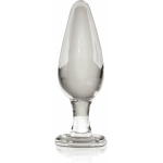 Icicles No 26 Glass Butt Plug Clear