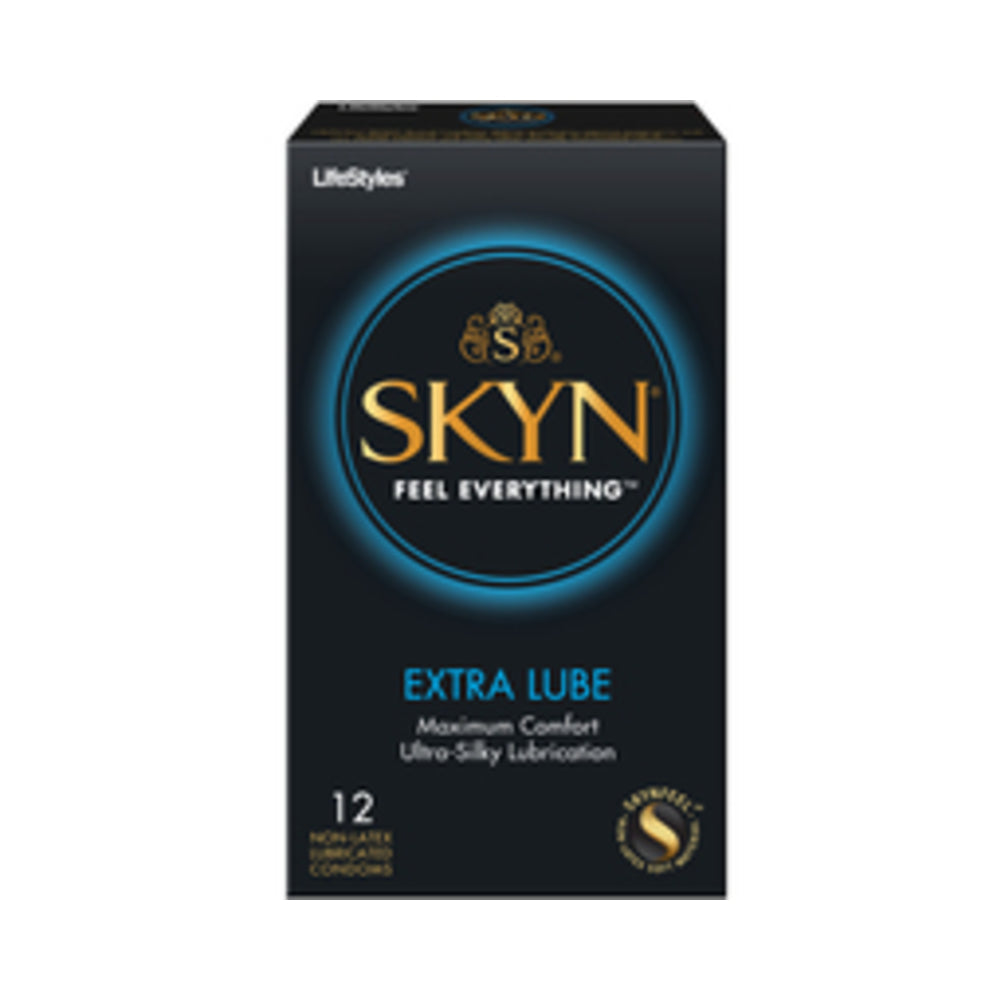 CNVNAL-42795_1_230e4009-3451-495d-8a8d-2ff8fc70d8f8 Lifestyles Skyn Extra Lubricated Condoms 12 Pack - Image 1