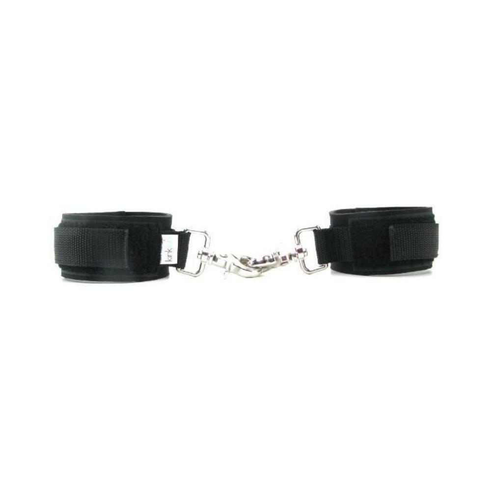 CNVNAL-42814_43ffade1dd4fd1e5654ced6f0957f045 Kinklab Neoprene Black On Black Cuffs - Image 1