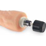 Real Feel No 13 Beige Vibrating Dildo - Image 2