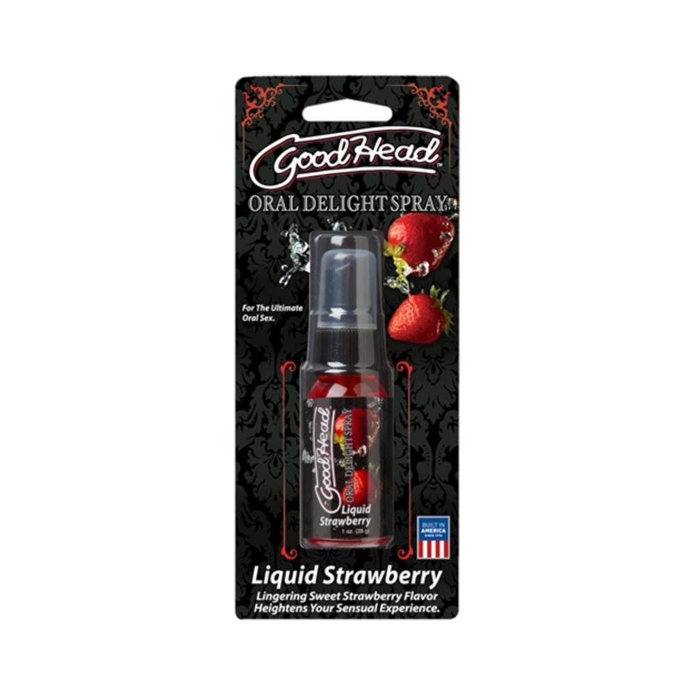CNVNAL-47582_1 Goodhead Oral Delight Spray Liquid Strawberry 1oz - Image 1