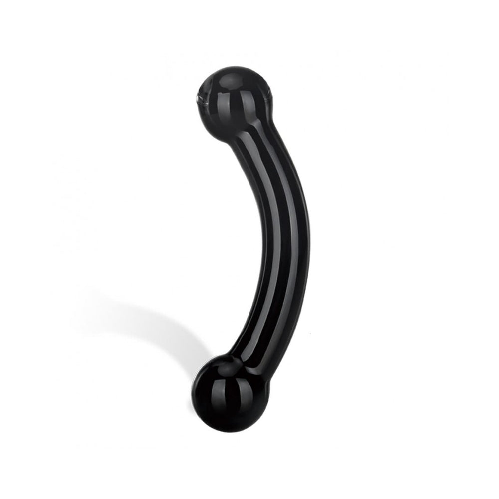 CNVNAL-47735_1_4f9af0d5-f417-4b5f-962e-f6534cd3eb04 Glas Double Bull Black Dildo - Image 1