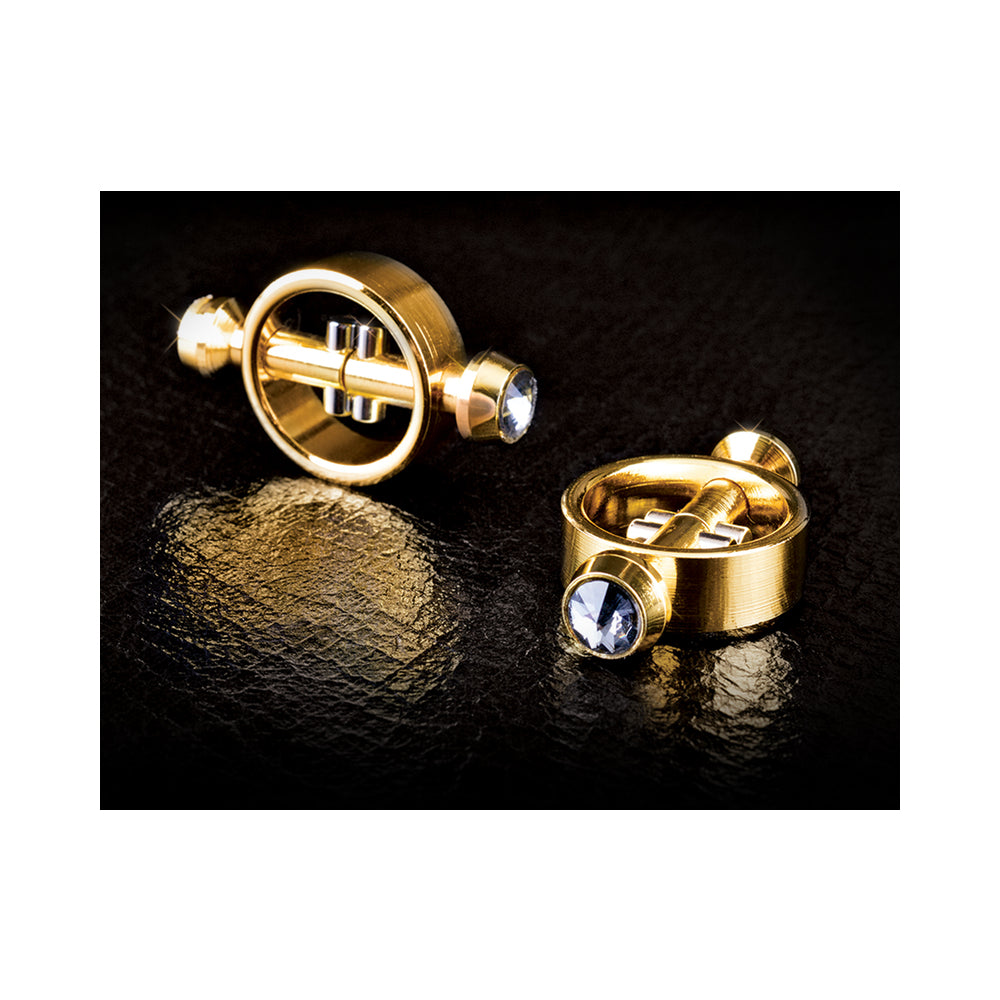 CNVNAL-49025_2_8be31492-dc25-4f73-9812-0b0c4edaefe1 Fetish Fantasy Gold Magnetic Nipple Clamps - Image 1
