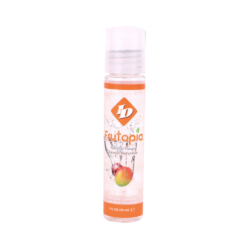 CNVNAL-49203_1_57fd1c81-6076-4bf3-8e0f-577a05593d1f Id Frutopia Mango Passion Flavored Lubricant 1 Fl Oz Pocket Bottle - Image 1
