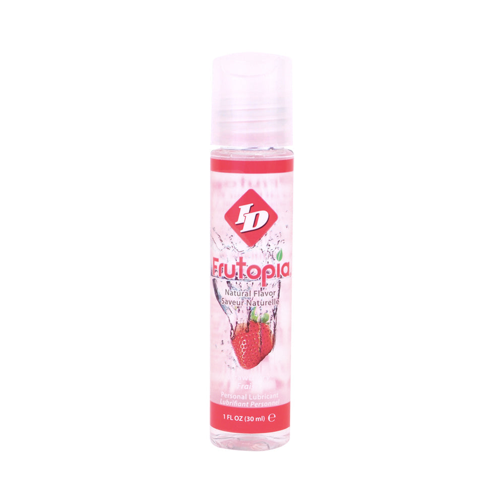 CNVNAL-49205_1_b73afb4c-a0c9-47e3-a3e6-692111694b3b Id Frutopia Strawberry Flavored Lubricant 1 Fl Oz Pocket Bottle - Image 1