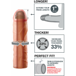 Fantasy X-tensions Perfect 1 inch Extension Beige - Image 2