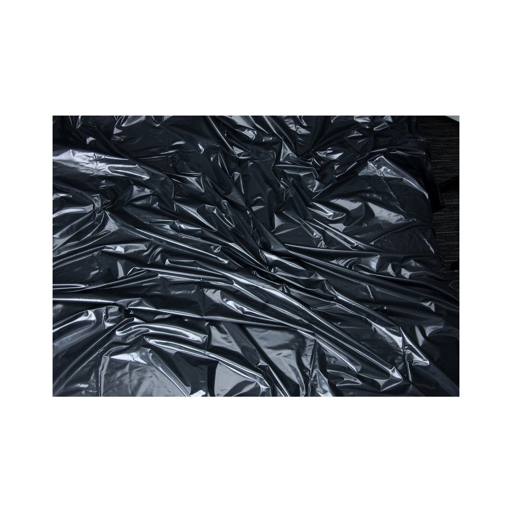 CNVNAL-51697_1eac4d0c5a6ab5b5a14e042df5df482b Lux Fetish Vinyl Bed Sheet California King Flat Black - Image 1