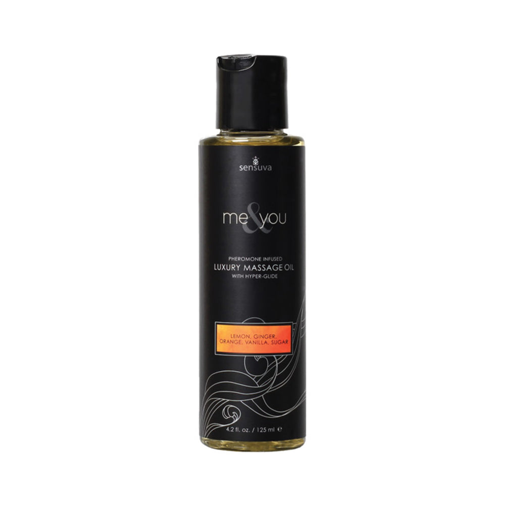 CNVNAL-52341_1 Me & You Massage Oil Sugar & Citrus 4.2oz - Image 1