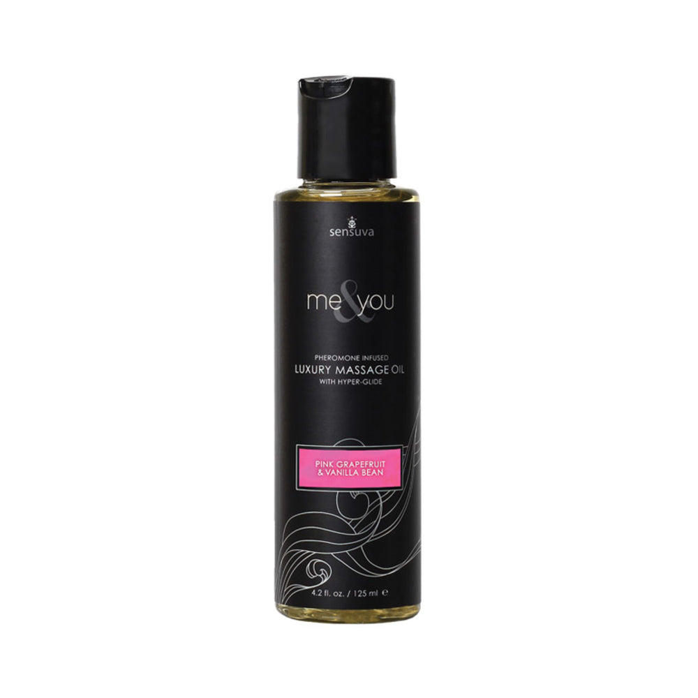 CNVNAL-52342_1 Me & You Massage Oil Grapefruit Vanilla 4.2oz - Image 1
