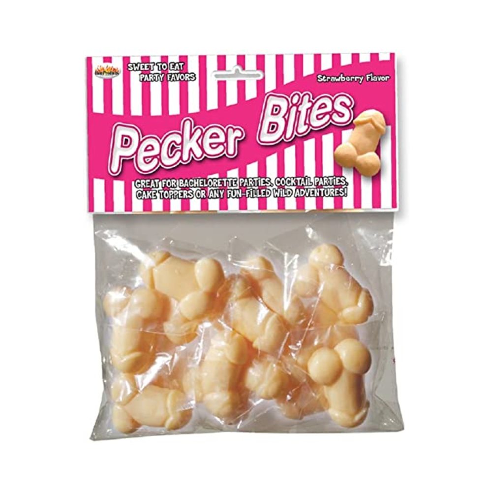CNVNAL-53066_05cf4f11ca47210a9294124279c5bf9a Pecker Bites Strawberry Candy 16 Pieces Bag - Image 1