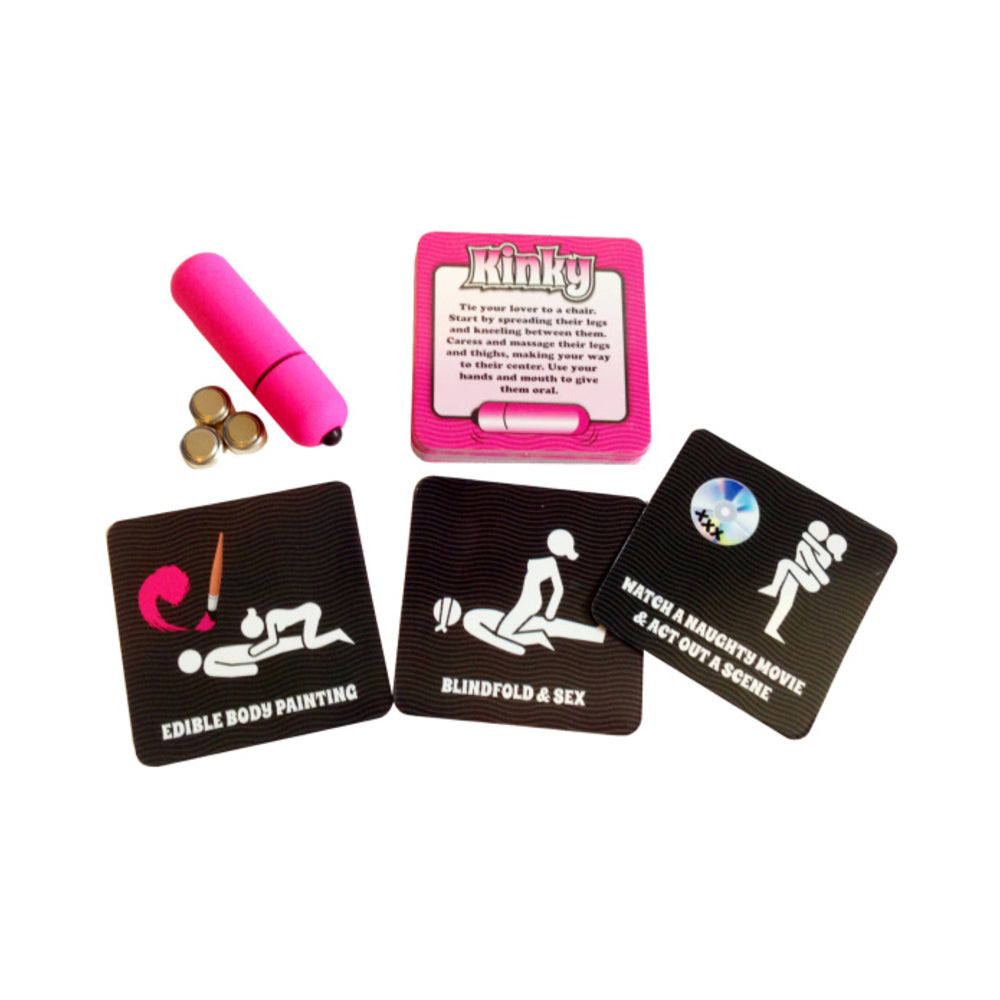 CNVNAL-53717_1_88424f58-0575-402a-b11a-7c2d47c6c4e8 Kinky Vibrations Game with Bullet Vibrator - Image 1