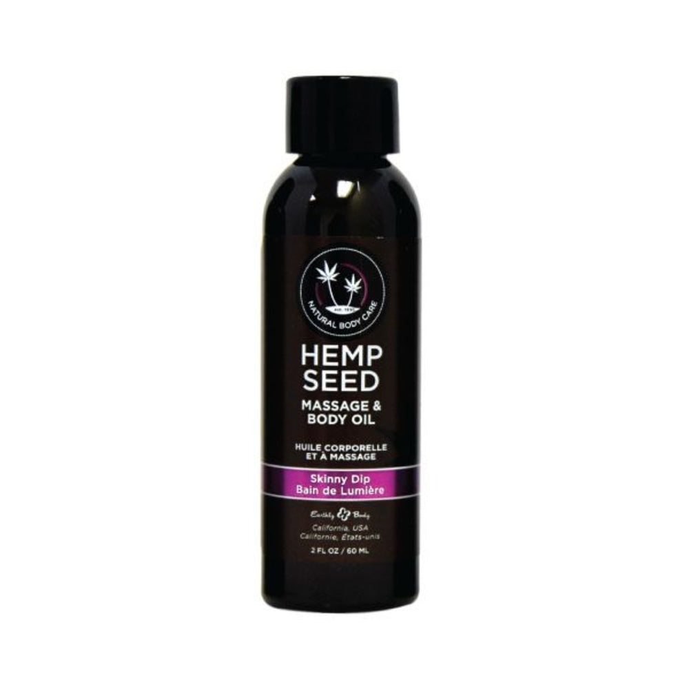 CNVNAL-53850_1_5050fa01-9e0a-497a-80b3-a87ee0608f44 Earthly Body Massage Oil Skinny Dip 2oz - Image 1