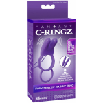Fantasy C-Ringz Twin Teazer Rabbit Ring Purple - Image 3