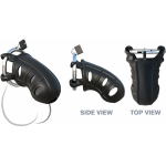 Fantasy C-Ringz Hardcore Silicone Cock Blocker Black - Image 2