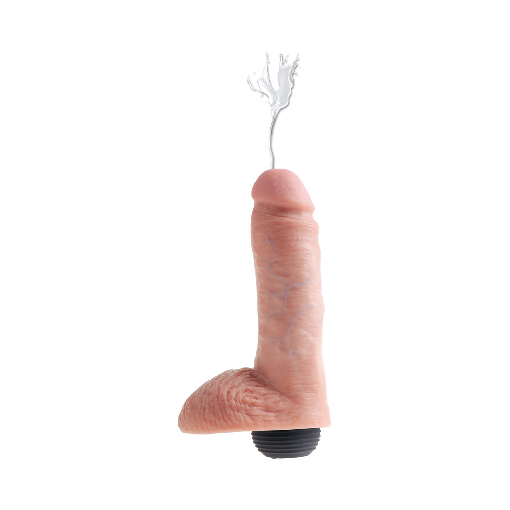CNVNAL-54710_1_312c0cd6-3fca-4b56-a7d5-ae6f6c5b70be King Cock 8 inches Squirting C*ck Balls Beige - Image 1