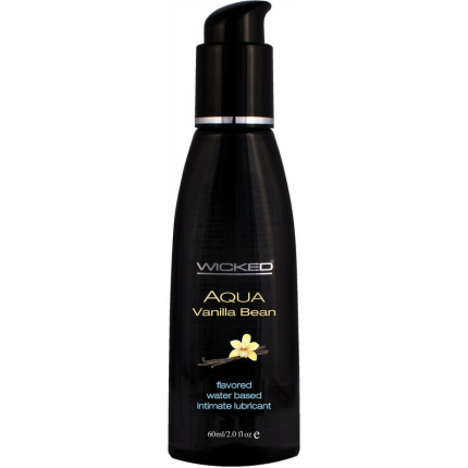 Wicked Aqua Lubricant Vanilla Bean 2oz