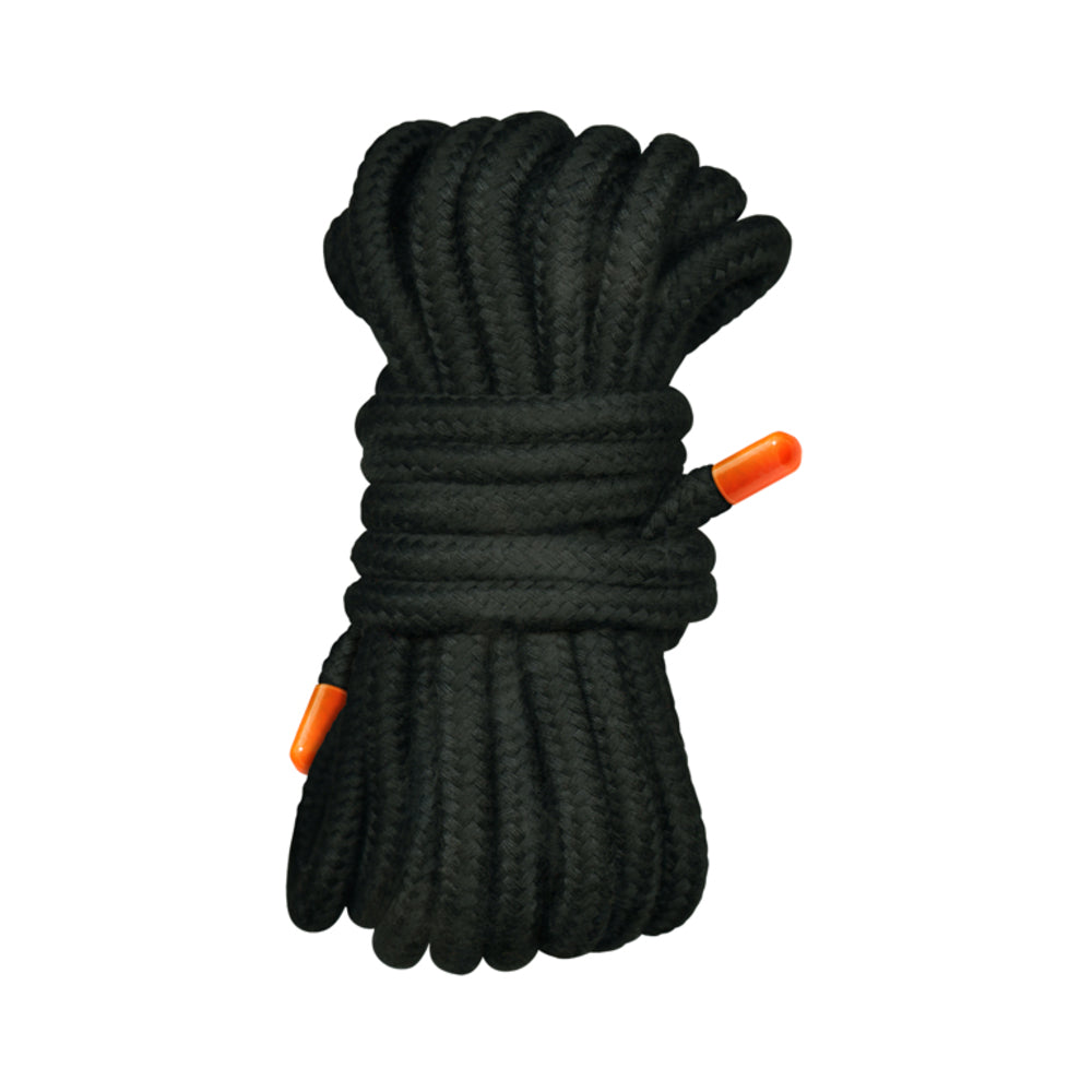 CNVNAL-58597_2_dfe7da42-8b9c-4f13-a74a-a770302f0209 The 9's, Orange Is The New Black, Tie Me Ups Cotton/nylon Blend Bondage Rope, Black With Orange Aigl - Image 1