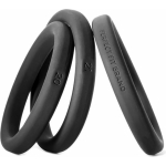 Perfect Fit Xact-fit Silicone Rings L-xl (#20, #21, #22) Black