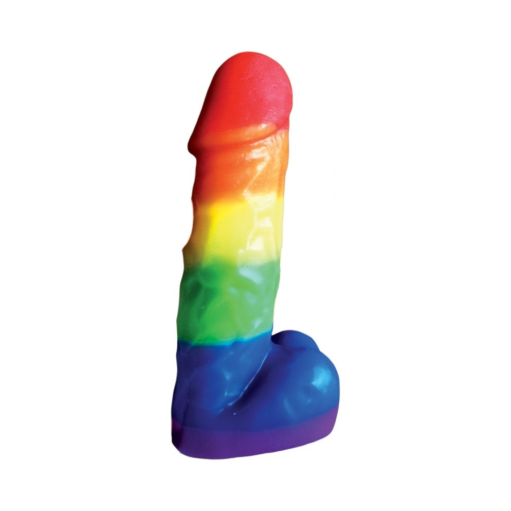 CNVNAL-61441_1_4f6e51eb-9560-455a-a982-f02aaa033607 Rainbow Pecker Party Candle 7 inches - Image 1