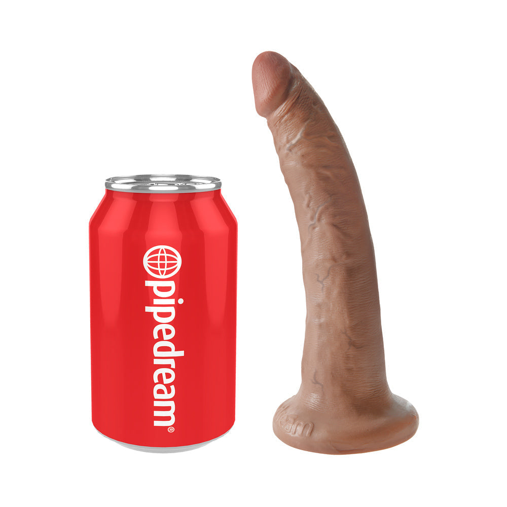CNVNAL-62534_1 King Cock 7 Inches Realistic Dildo Tan - Image 1