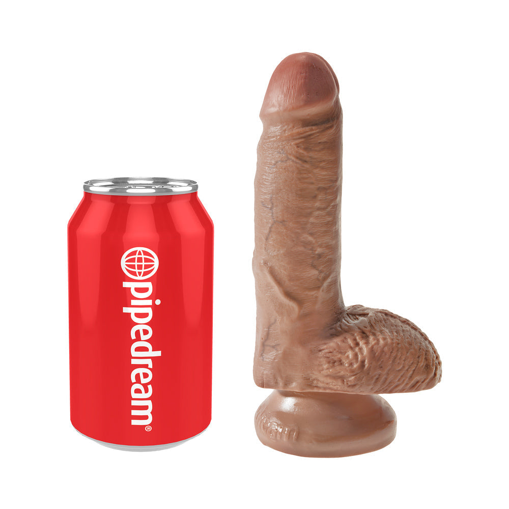 CNVNAL-62538_1_37de23b5-f2c5-442c-b3f3-8a3e0d36c67d King Cock 7 inches Cock with Balls Tan Dildo - Image 1