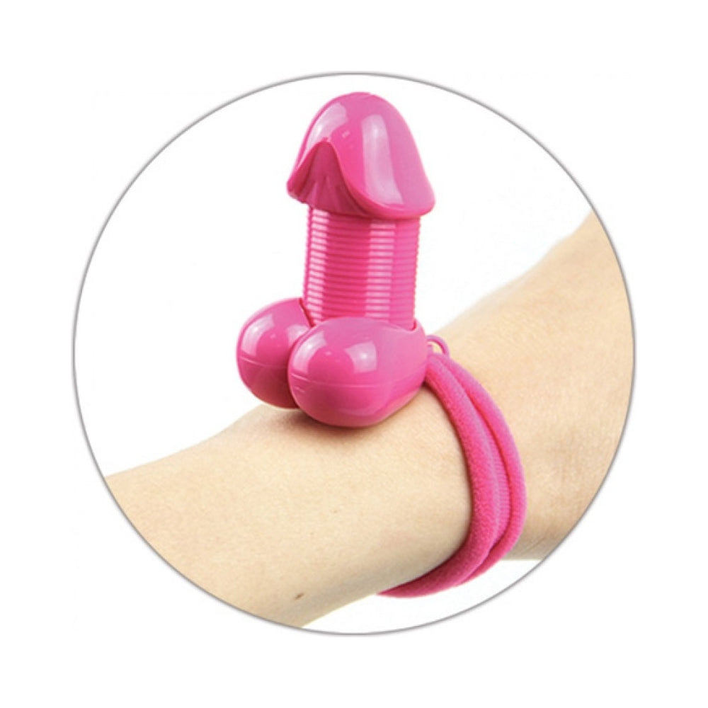 CNVNAL-64612_1_4c058c40-8001-41f0-bb2b-72643b5394e2 Pecker Lastick Hair Tie Pink - Image 1