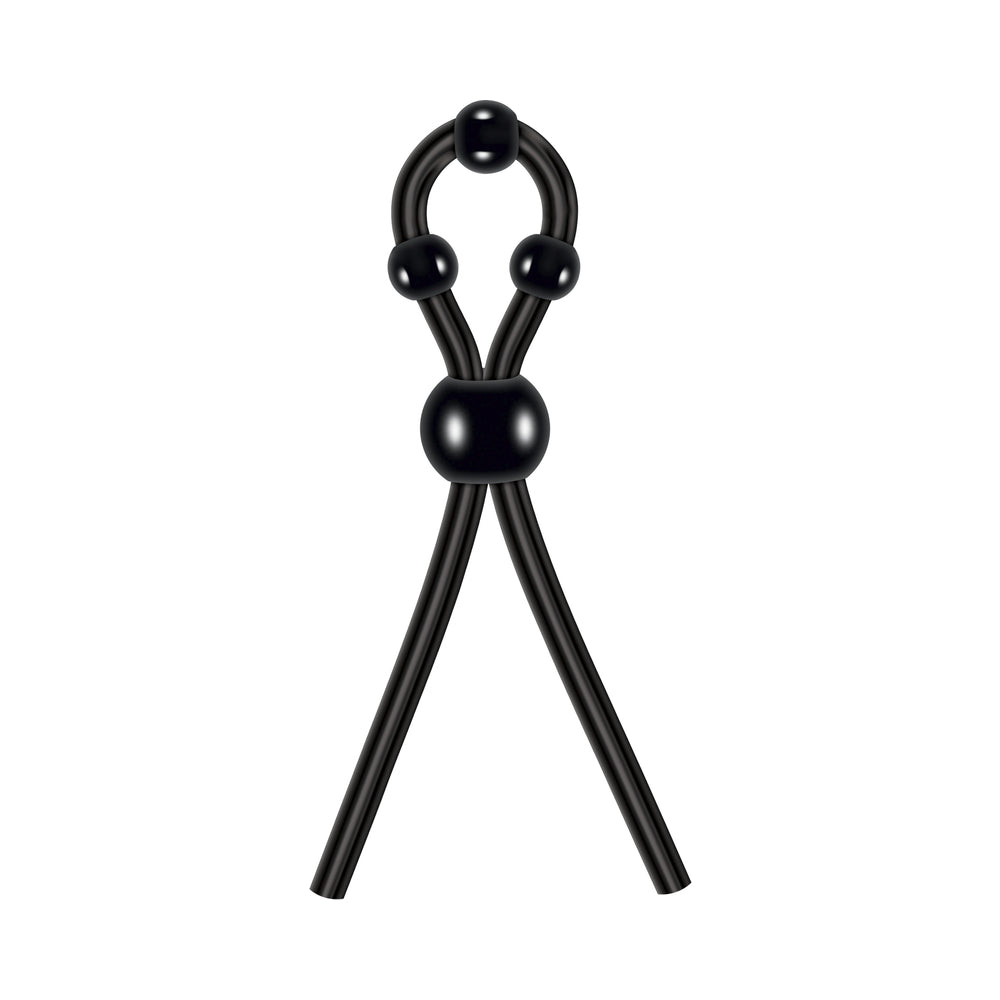 CNVNAL-68913_1_07ff7604-8dd9-4688-8948-b1c2172e73a3 Ultimate Silicone Lasso Cock Ring Black - Image 1