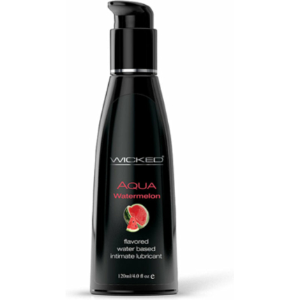 Wicked Aqua Flavored Lubricant Watermelon 4oz