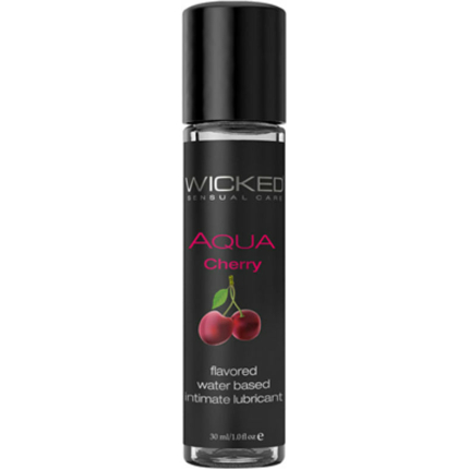 Wicked Aqua Flavored Lubricant Cherry 1oz