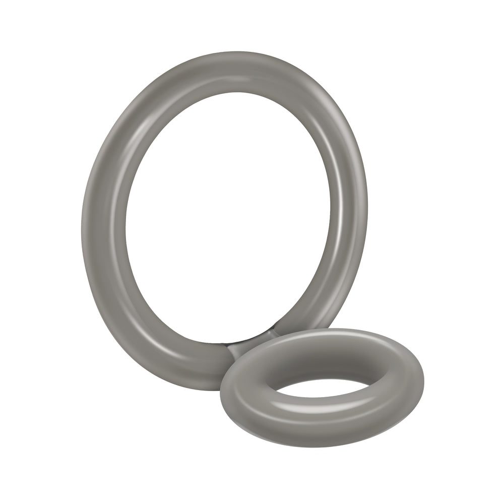 CNVNAL-69478_2_951eba57-bb98-4cdd-823e-0d4c18c3264c Bullseye Cock Ring Double Ring Smoke - Image 1