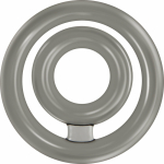 Bullseye Cock Ring Double Ring Smoke - Image 2