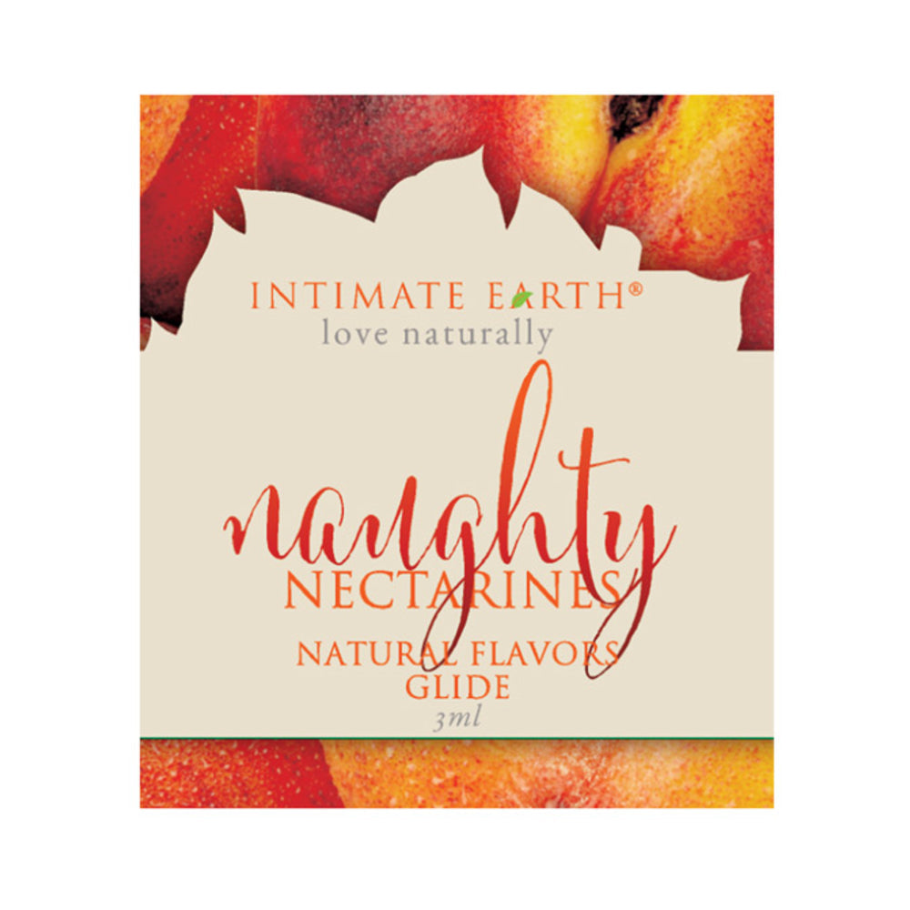 CNVNAL-69728_1_44df8016-09e6-4cd7-8ade-b09733a1e743 Intimate Earth Naughty Nectarines Glide Foil Pack .10oz - Image 1