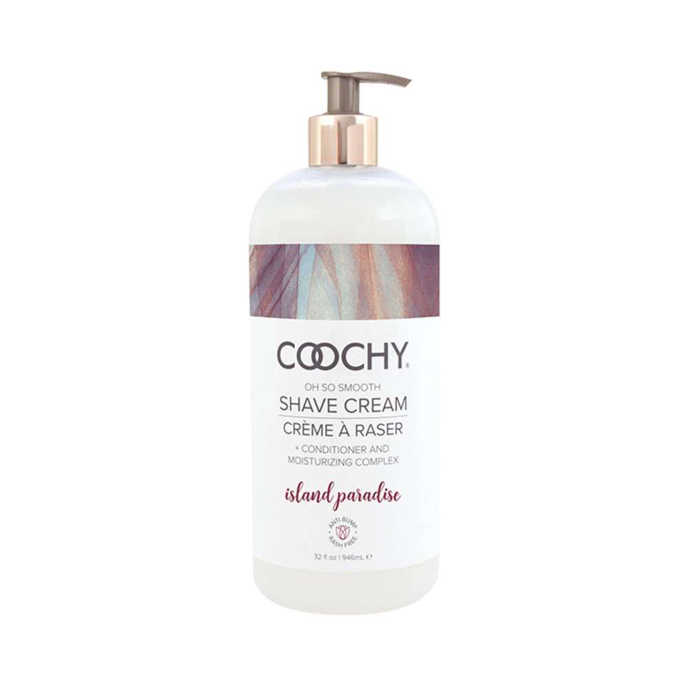 CNVNAL-70202_1_8343a039-cab4-4561-ab9b-b8192b62e194 Coochy Shave Cream Island Paradise 32 oz - Image 1
