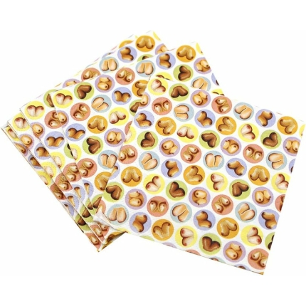 Mini Boob Napkins Pack Of 8