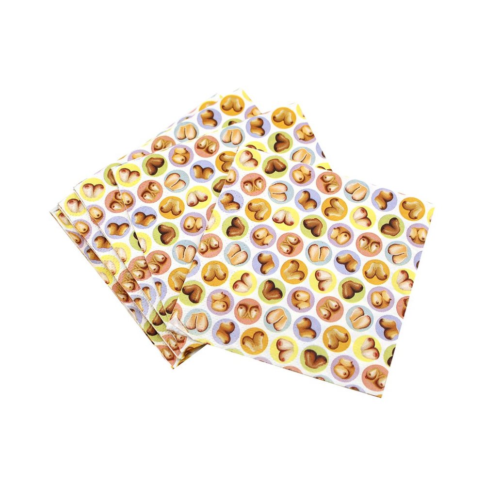 CNVNAL-70733_fdb4c992e5f5063b3d035b473552ea2a Mini Boob Napkins Pack Of 8 - Image 1