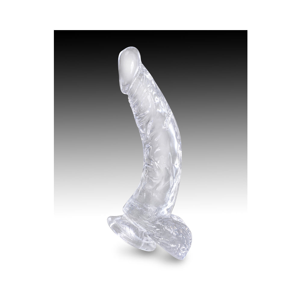 CNVNAL-72278_1_9ae04465-1622-4803-8ac4-dcd4855c91a4 King Cock Clear 7.5in Cock with Balls - Image 1