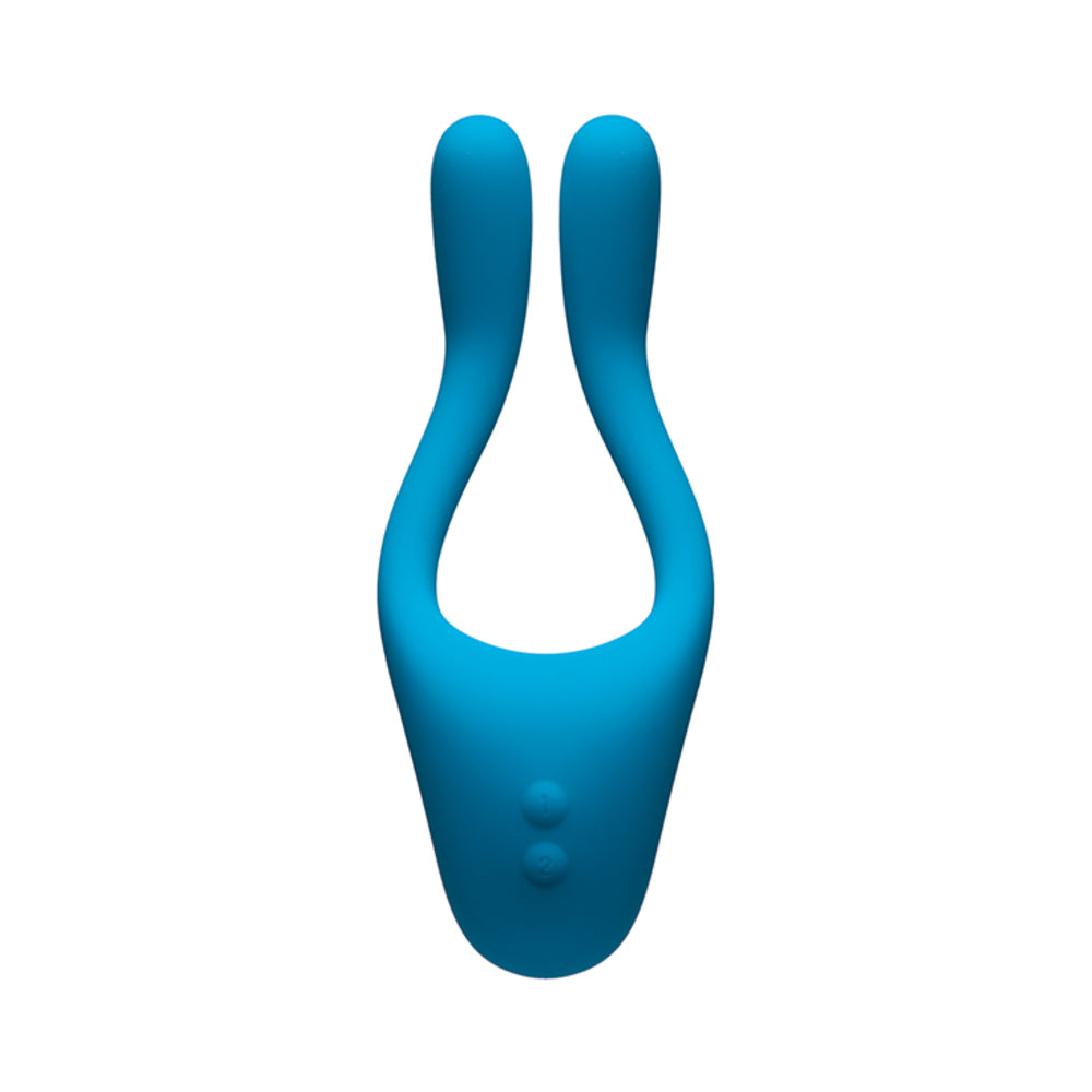 CNVNAL-72416_2_3e6150cf-6110-4519-ab2c-c0ff7a9d3133 Tryst V2 Bendable Multi Erogenous Zone Massager Remote Teal - Image 1