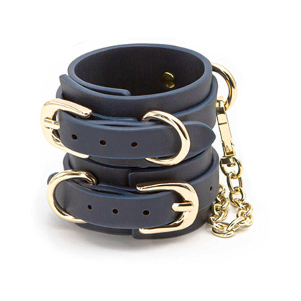 CNVNAL-74515_1_70e50255-7c33-4b5c-a01d-8295c0acb331 Bondage Couture Wrist Cuff Blue - Image 1