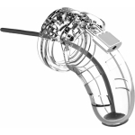 Cage With Silicone Urethal Sounding 15 - Transparent