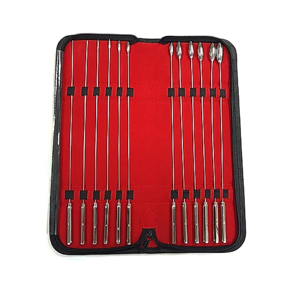 CNVNAL-74806_eef0860c-1138-466e-a12d-3c2478a9fbd5 Stainless Steel 12-piece Rosebud Dilator Set - Image 1
