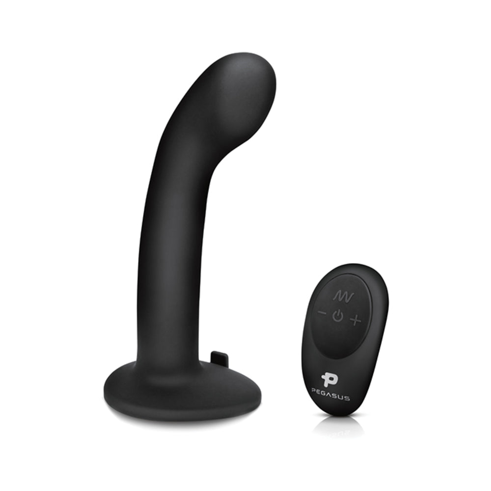 CNVNAL-75938_3 Pegasus 6" Wirelss Remote Control P-spot/g-spot Peg With Harness Black - Image 1