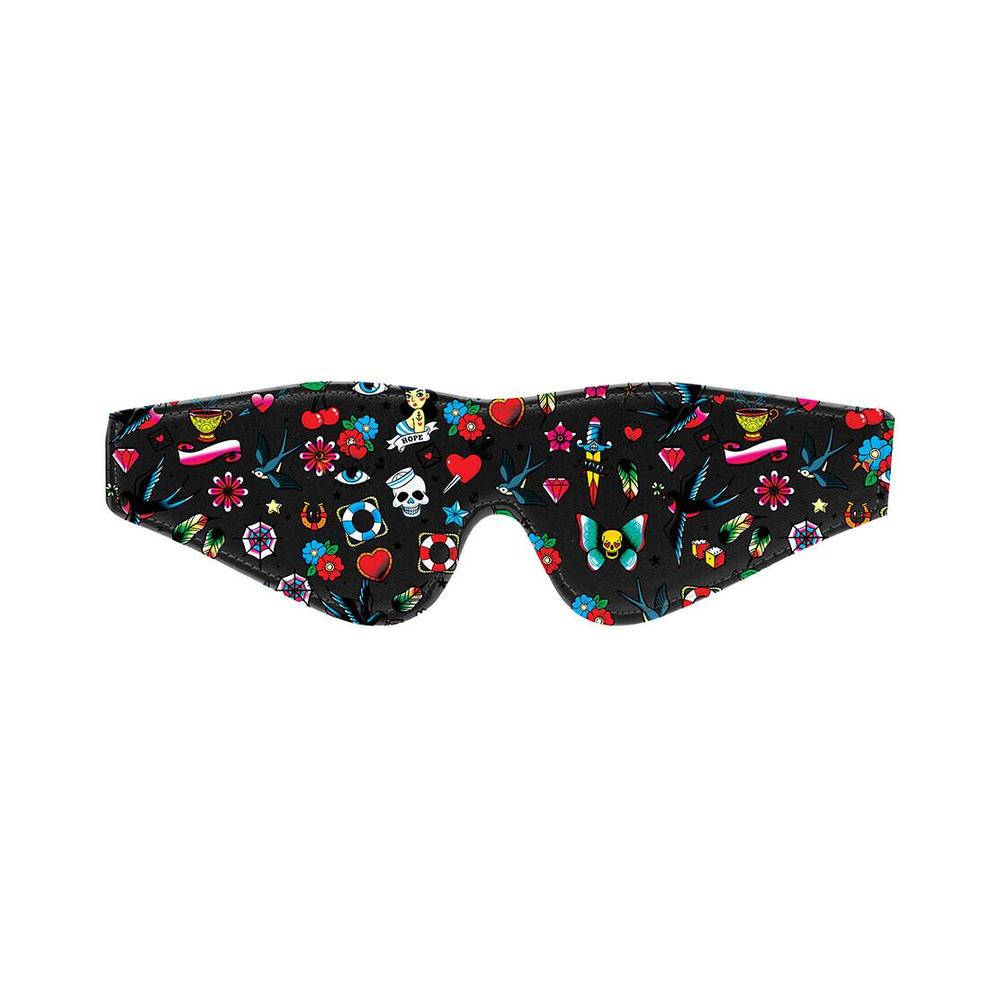 CNVNAL-75991_002b3f9aeaa79b2cb3f9fd1a37f9b90c Ouch! Old School Tattoo Printed Eye Mask - Image 1