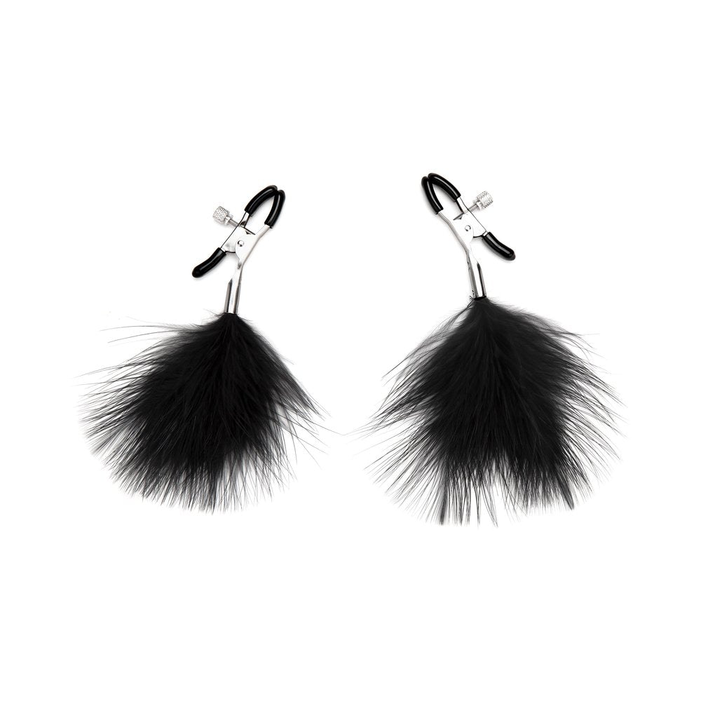 CNVNAL-76323_a453fdc84d7960340139a385f6c52bc4 Lux Fetish Feather Nipple Clips - Image 1
